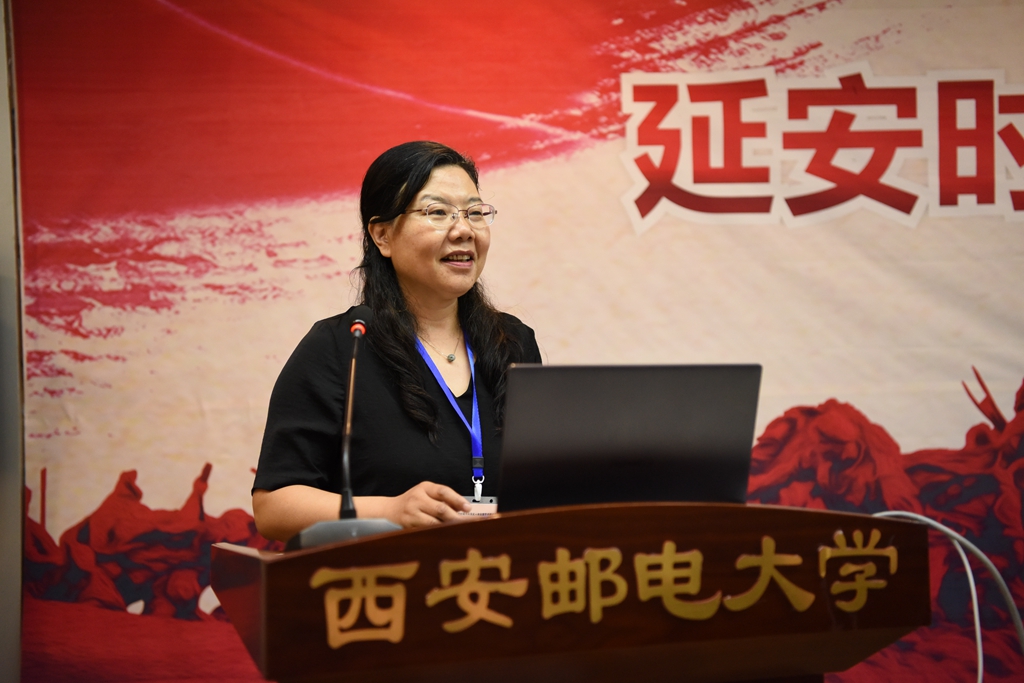 西安美术学院马克思主义学院院长沈宝莲教授作报告